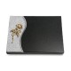 79 Grabtafel Wave/Indisch Black (Bronze Rose 2)